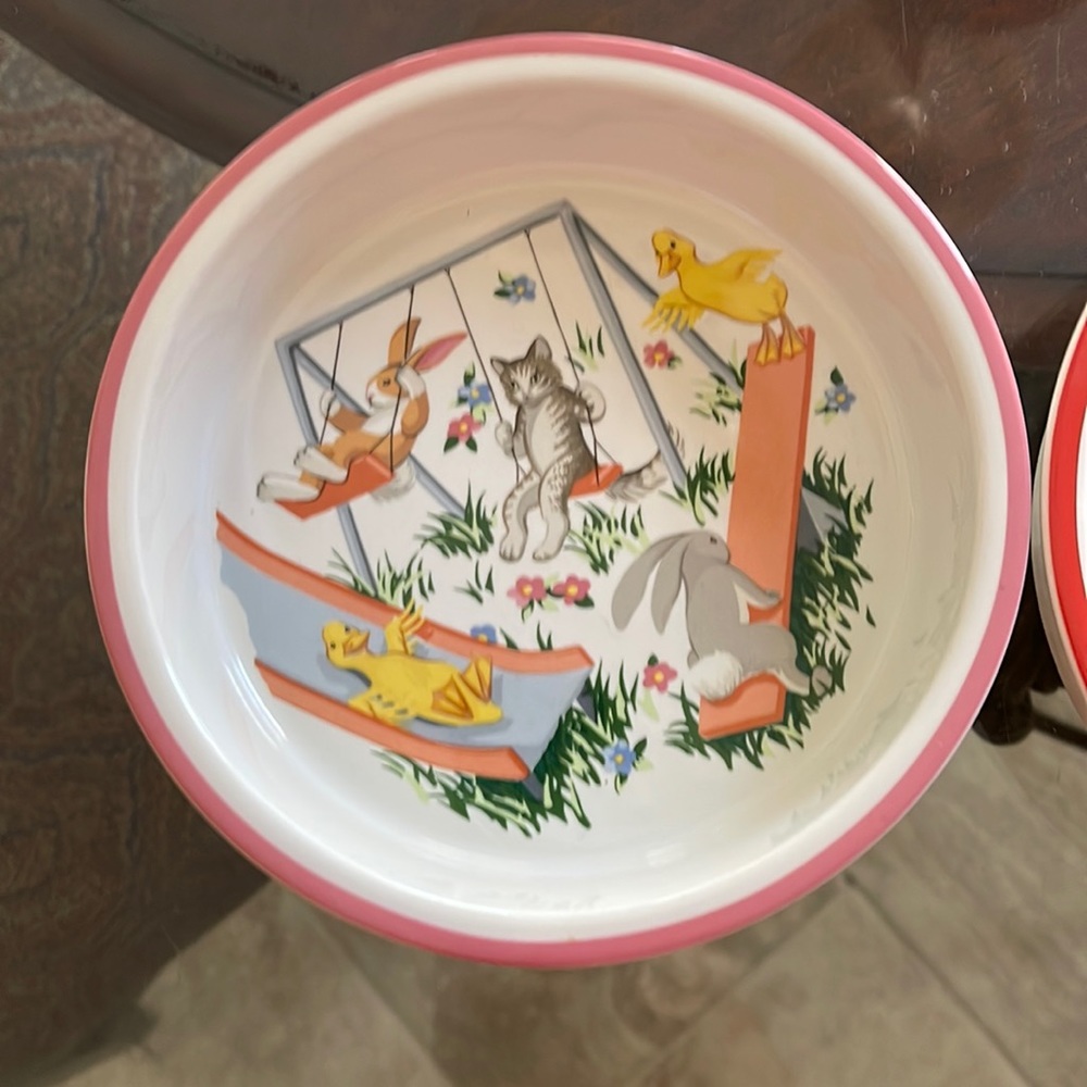 Tiffany’s baby plates